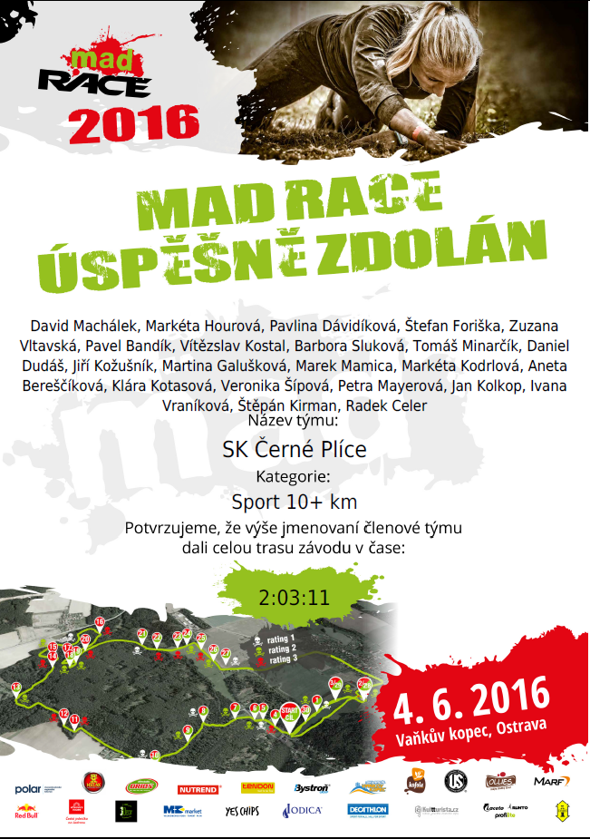 MAD Race diplom
